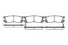 REMSA 0399.02 (039902) Brake Pad Set, disc brake