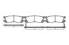 REMSA 039912 Brake Pad Set, disc brake