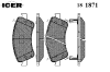 ICER 181871 Brake Pad Set, disc brake