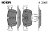 ICER 182063 Brake Pad Set, disc brake