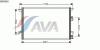 AVA QUALITY COOLING SBA5060 Condenser, air conditioning