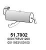 ASSO 51.7002 (517002) End Silencer
