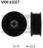 SKF VKM61027 Deflection/Guide Pulley, v-ribbed belt