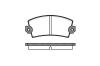ROADHOUSE 202100 Brake Pad Set, disc brake