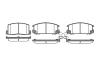 ROADHOUSE 220112 Brake Pad Set, disc brake