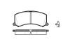 ROADHOUSE 259502 Brake Pad Set, disc brake