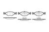 REMSA 028140 Brake Pad Set, disc brake