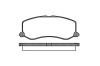 REMSA 041000 Brake Pad Set, disc brake