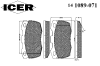 ICER 141089071 Brake Pad Set, disc brake