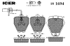ICER 181694 Brake Pad Set, disc brake