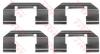TRW PFK376 Accessory Kit, disc brake pads