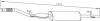DINEX 40324 Middle Silencer