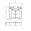 NIPPARTS N3612037 Brake Pad Set, disc brake