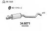 ASSO 346071 Middle Silencer