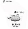 ASSO 34.7148 (347148) End Silencer