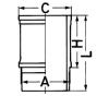 KOLBENSCHMIDT 89881110 Cylinder Sleeve