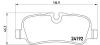 BREMBO P44019 Brake Pad Set, disc brake