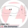 ZIMMERMANN 21650.150.1 (216501501) Brake Pad Set, disc brake