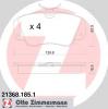ZIMMERMANN 21368.185.1 (213681851) Brake Pad Set, disc brake