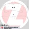 ZIMMERMANN 29217.205.1 (292172051) Brake Pad Set, disc brake