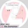 ZIMMERMANN 23157.160.2 (231571602) Brake Pad Set, disc brake