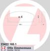 ZIMMERMANN 23422.165.1 (234221651) Brake Pad Set, disc brake