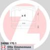 ZIMMERMANN 24098.170.1 (240981701) Brake Pad Set, disc brake