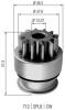 MAGNETI MARELLI 940113020355 Pinion, starter