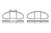 REMSA 0048.10 (004810) Brake Pad Set, disc brake