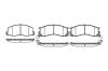 REMSA 030622 Brake Pad Set, disc brake