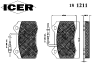 ICER 181211 Brake Pad Set, disc brake