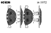 ICER 181972 Brake Pad Set, disc brake
