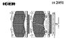 ICER 182051 Brake Pad Set, disc brake