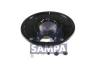 SAMPA 075.576 (075576) Cover Plate, dust-cover wheel bearing