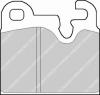 FERODO FDB162 Brake Pad Set, disc brake