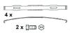 FERODO FCV4378BFE Brake Pad Set, disc brake