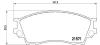 BREMBO P49019 Brake Pad Set, disc brake