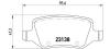 BREMBO P50058 Brake Pad Set, disc brake