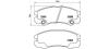 BREMBO P59033 Brake Pad Set, disc brake