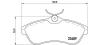BREMBO P61075 Brake Pad Set, disc brake