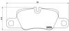 BREMBO P65020 Brake Pad Set, disc brake