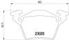 HELLA 8DB355008-641 (8DB355008641) Brake Pad Set, disc brake