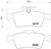 HELLA 8DB355011-731 (8DB355011731) Brake Pad Set, disc brake