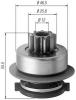 MAGNETI MARELLI 940113020256 Pinion, starter