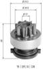 MAGNETI MARELLI 940113020390 Pinion, starter
