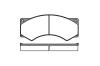 ROADHOUSE 227700 Brake Pad Set, disc brake