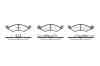 ROADHOUSE 253500 Brake Pad Set, disc brake