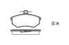 REMSA 013420 Brake Pad Set, disc brake