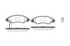 REMSA 070221 Brake Pad Set, disc brake