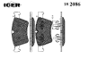 ICER 182086 Brake Pad Set, disc brake